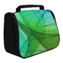 Sunlight Filtering Through Transparent Leaves Green Blue Full Print Travel Pouch (Small) View2