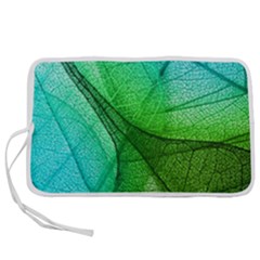 Sunlight Filtering Through Transparent Leaves Green Blue Pen Storage Case (s) by Ket1n9