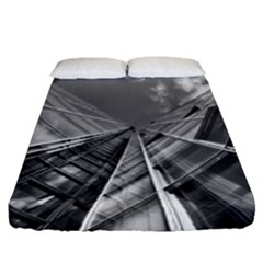 Architecture-skyscraper Fitted Sheet (queen Size) by Ket1n9