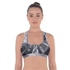 Architecture-skyscraper Cross Back Sports Bra by Ket1n9