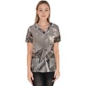 Architecture-skyscraper Women s V-Neck Scrub Top View1