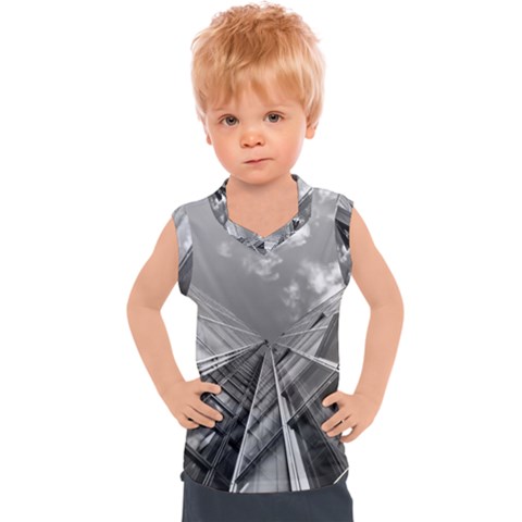 Architecture-skyscraper Kids  Sport Tank Top by Ket1n9