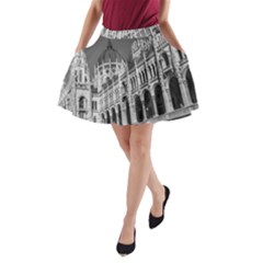 Architecture-parliament-landmark A-line Pocket Skirt by Ket1n9