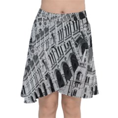 Architecture-parliament-landmark Chiffon Wrap Front Skirt by Ket1n9