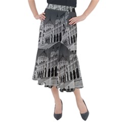 Architecture-parliament-landmark Midi Mermaid Skirt by Ket1n9