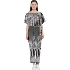 Architecture-parliament-landmark Batwing Lightweight Chiffon Jumpsuit by Ket1n9