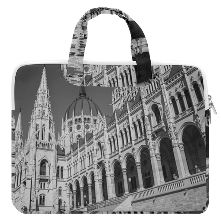 Architecture-parliament-landmark MacBook Pro 16  Double Pocket Laptop Bag 