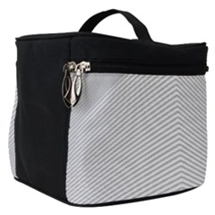 Background-pattern-stripe Make Up Travel Bag (small) by Ket1n9