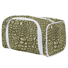 Aligator-skin Toiletries Pouch by Ket1n9