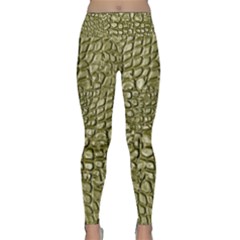 Aligator-skin Lightweight Velour Classic Yoga Leggings by Ket1n9