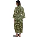 Aligator-skin Maxi Satin Kimono View2