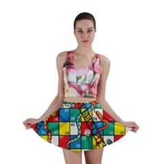 Snakes And Ladders Mini Skirt by Ket1n9