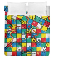 Snakes And Ladders Duvet Cover Double Side (queen Size) by Ket1n9