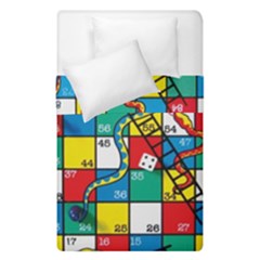 Snakes And Ladders Duvet Cover Double Side (single Size) by Ket1n9