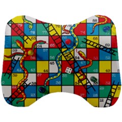 Snakes And Ladders Head Support Cushion by Ket1n9