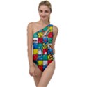 Snakes And Ladders To One Side Swimsuit View1