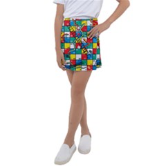 Snakes And Ladders Kids  Tennis Skirt by Ket1n9