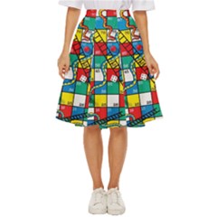 Snakes And Ladders Classic Short Skirt by Ket1n9