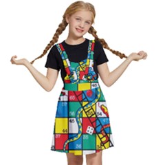 Snakes And Ladders Kids  Apron Dress by Ket1n9