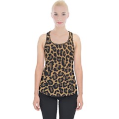 Tiger Skin Art Pattern Piece Up Tank Top by Ket1n9