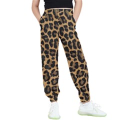 Tiger Skin Art Pattern Kids  Joggers by Ket1n9