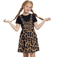 Tiger Skin Art Pattern Kids  Apron Dress by Ket1n9