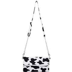 Animal-print-black-and-white-black Mini Crossbody Handbag by Ket1n9