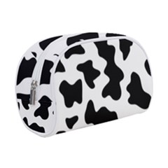 Animal-print-black-and-white-black Make Up Case (small) by Ket1n9