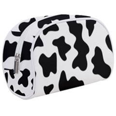 Animal-print-black-and-white-black Make Up Case (medium) by Ket1n9