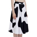 Animal-print-black-and-white-black A-Line Full Circle Midi Skirt With Pocket View3