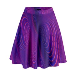 Abstract-fantastic-fractal-gradient High Waist Skirt by Ket1n9