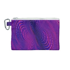 Abstract-fantastic-fractal-gradient Canvas Cosmetic Bag (medium) by Ket1n9