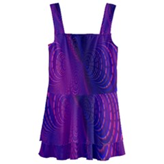 Abstract-fantastic-fractal-gradient Kids  Layered Skirt Swimsuit by Ket1n9