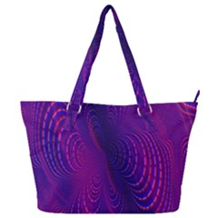 Abstract-fantastic-fractal-gradient Full Print Shoulder Bag by Ket1n9