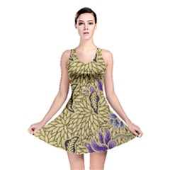 Traditional Art Batik Pattern Reversible Skater Dress by Ket1n9