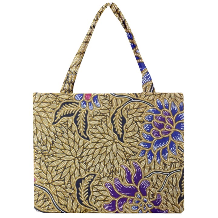 Traditional Art Batik Pattern Mini Tote Bag