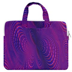 Abstract-fantastic-fractal-gradient Macbook Pro 16  Double Pocket Laptop Bag  by Ket1n9