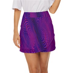 Abstract-fantastic-fractal-gradient Mini Front Wrap Skirt by Ket1n9