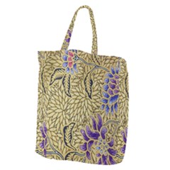 Traditional Art Batik Pattern Giant Grocery Tote by Ket1n9