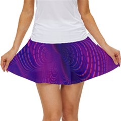 Abstract-fantastic-fractal-gradient Women s Skort by Ket1n9