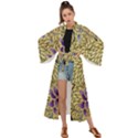 Traditional Art Batik Pattern Maxi Kimono View1