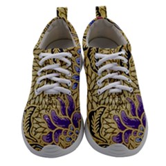 Traditional Art Batik Pattern Women Athletic Shoes by Ket1n9