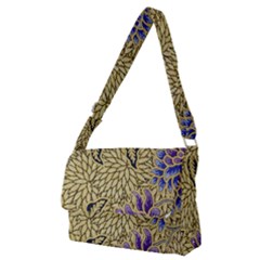 Traditional Art Batik Pattern Full Print Messenger Bag (m) by Ket1n9