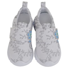 Traditional Art Batik Flower Pattern Kids  Velcro No Lace Shoes by Ket1n9