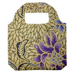 Traditional Art Batik Pattern Premium Foldable Grocery Recycle Bag by Ket1n9