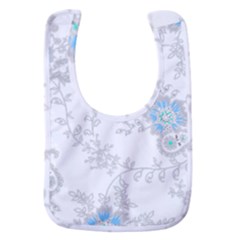 Traditional Art Batik Flower Pattern Baby Bib by Ket1n9