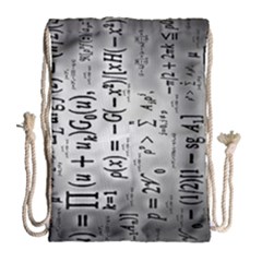 Science Formulas Drawstring Bag (large) by Ket1n9