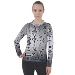 Science Formulas Women s Pique Long Sleeve T-shirt