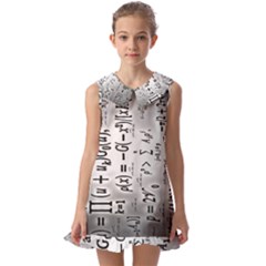 Science Formulas Kids  Pilgrim Collar Ruffle Hem Dress by Ket1n9