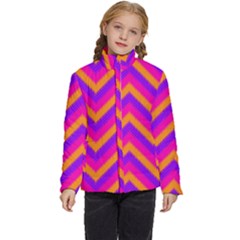 Chevron Kids  Puffer Bubble Jacket Coat by Ket1n9